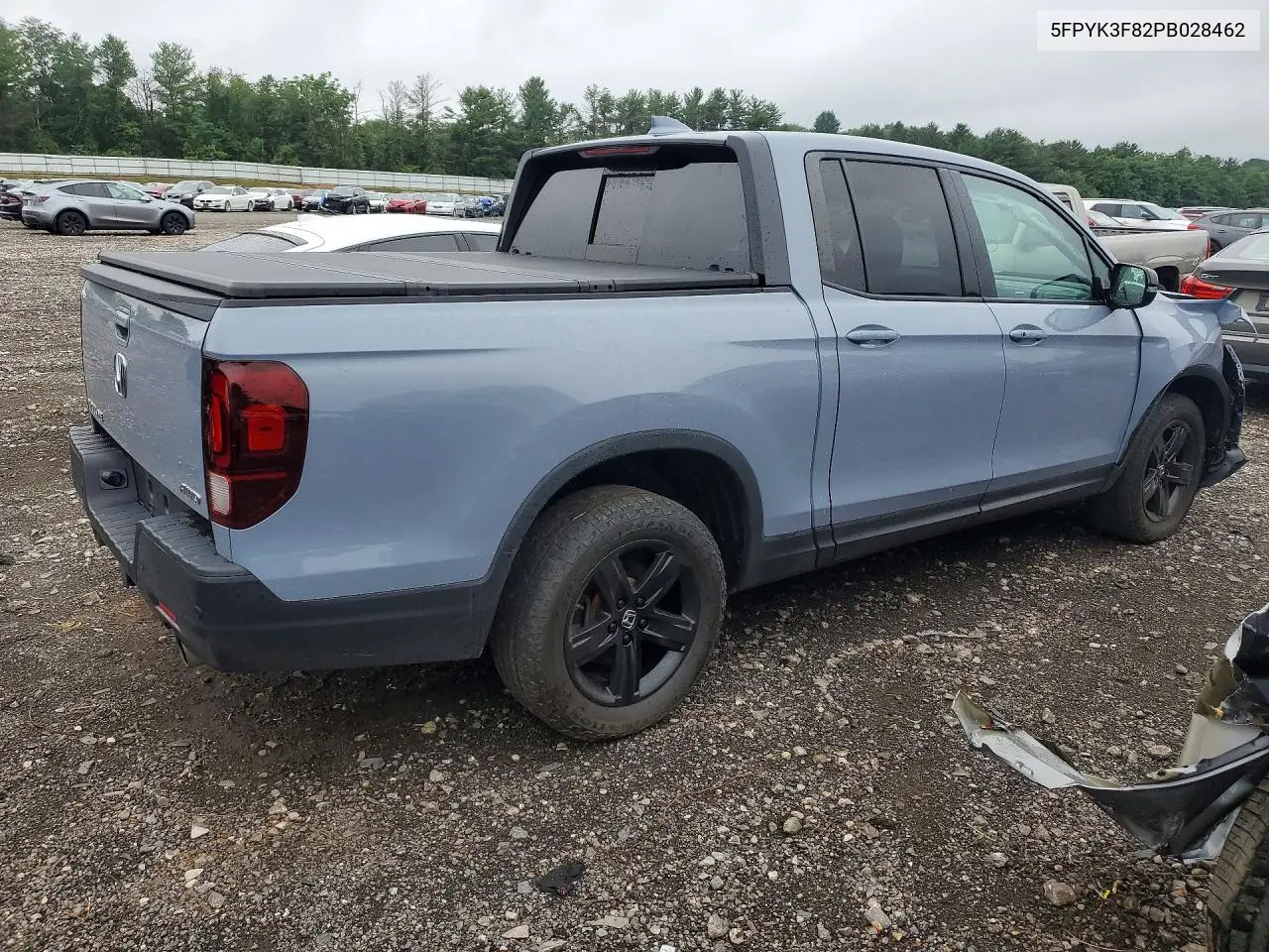 2023 Honda Ridgeline Black Edition VIN: 5FPYK3F82PB028462 Lot: 59273356