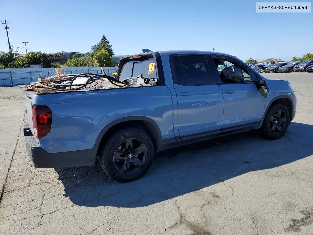 2023 Honda Ridgeline Black Edition VIN: 5FPYK3F85PB045093 Lot: 59888986