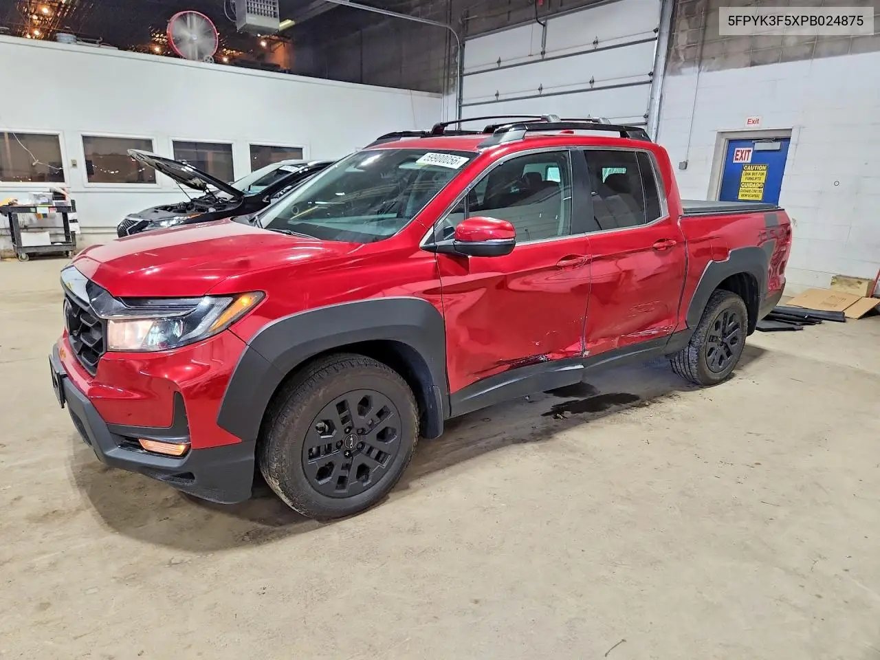2023 Honda Ridgeline Rtl VIN: 5FPYK3F5XPB024875 Lot: 59900056