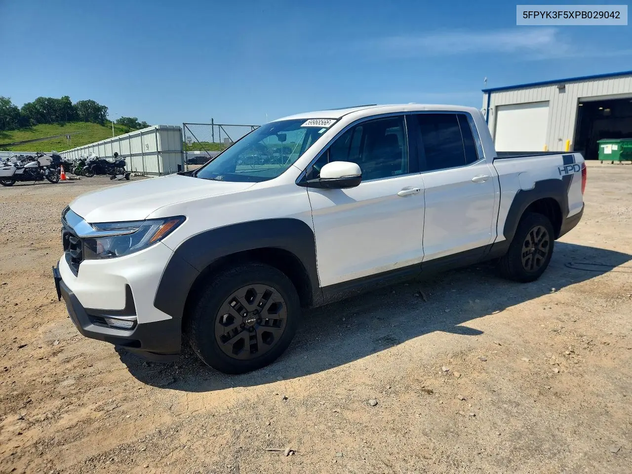 2023 Honda Ridgeline Rtl VIN: 5FPYK3F5XPB029042 Lot: 59968566