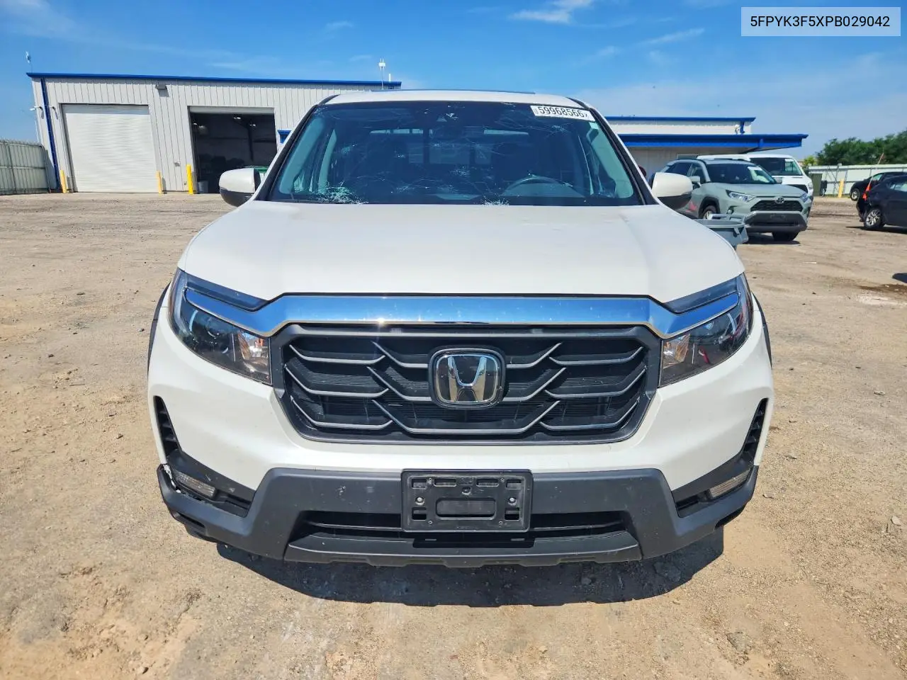 2023 Honda Ridgeline Rtl VIN: 5FPYK3F5XPB029042 Lot: 59968566