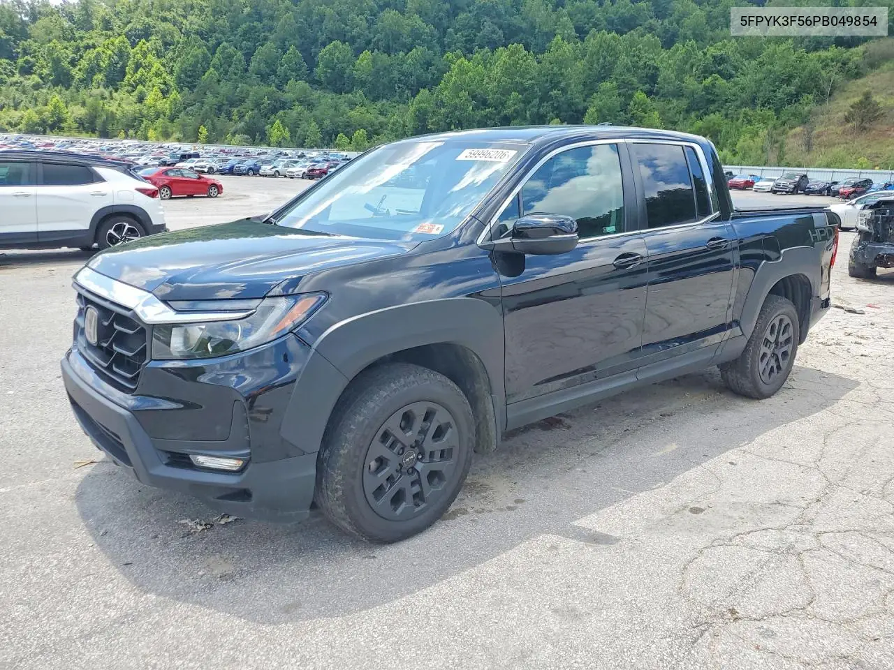2023 Honda Ridgeline Rtl VIN: 5FPYK3F56PB049854 Lot: 59996206