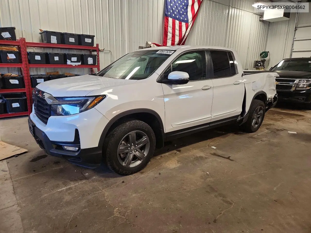 2023 Honda Ridgeline Rtl VIN: 5FPYK3F5XPB004562 Lot: 60607526