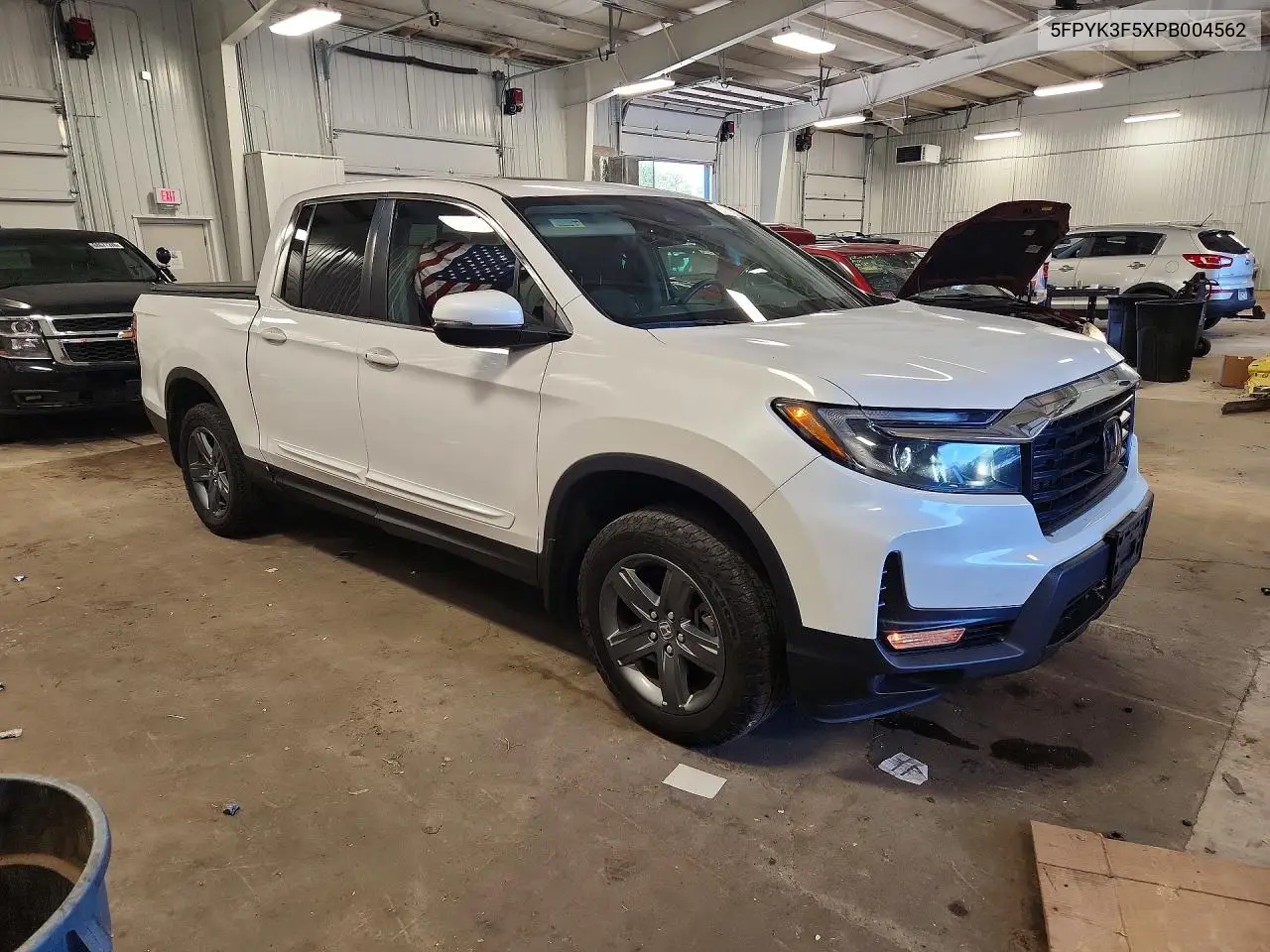 2023 Honda Ridgeline Rtl VIN: 5FPYK3F5XPB004562 Lot: 60607526