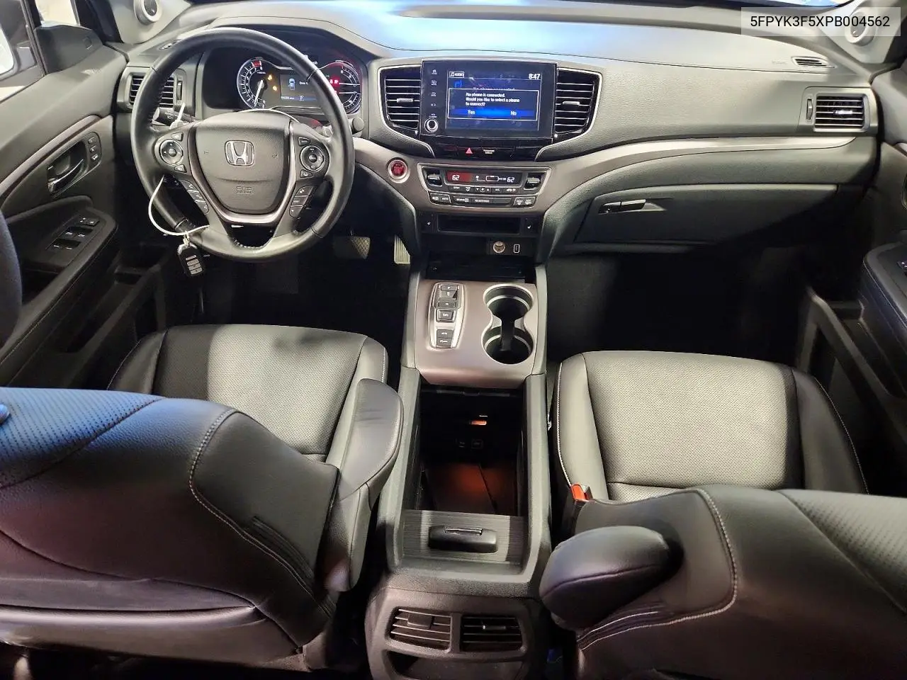 2023 Honda Ridgeline Rtl VIN: 5FPYK3F5XPB004562 Lot: 60607526