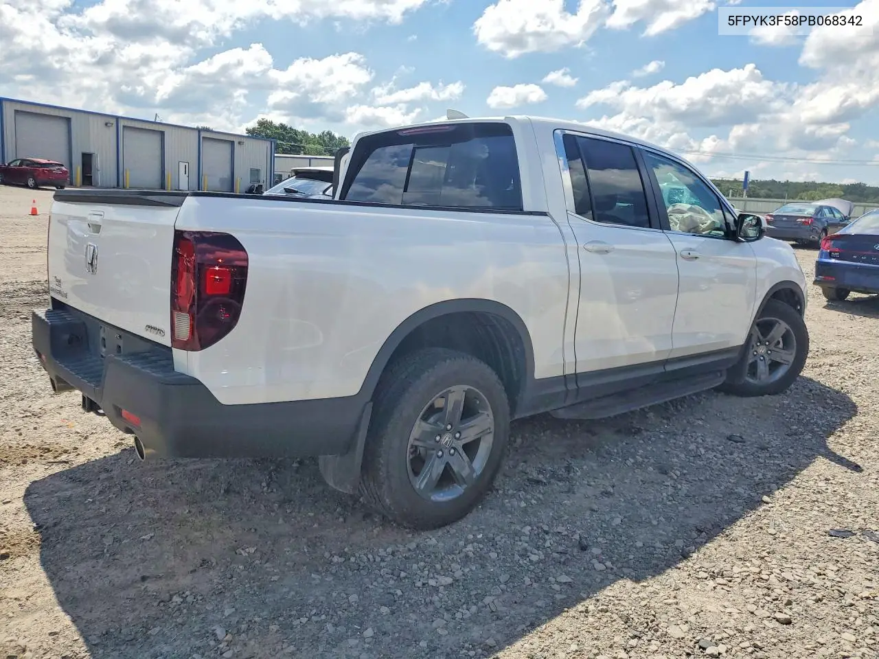 2023 Honda Ridgeline Rtl VIN: 5FPYK3F58PB068342 Lot: 60608636