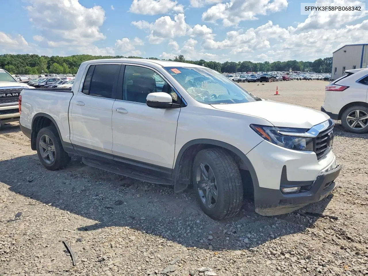 2023 Honda Ridgeline Rtl VIN: 5FPYK3F58PB068342 Lot: 60608636