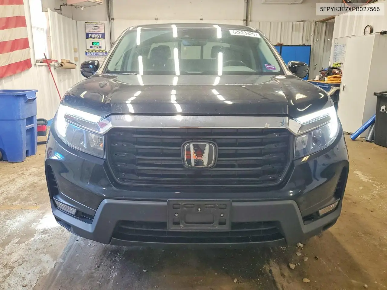 2023 Honda Ridgeline Rtl-E VIN: 5FPYK3F7XPB027566 Lot: 60833906