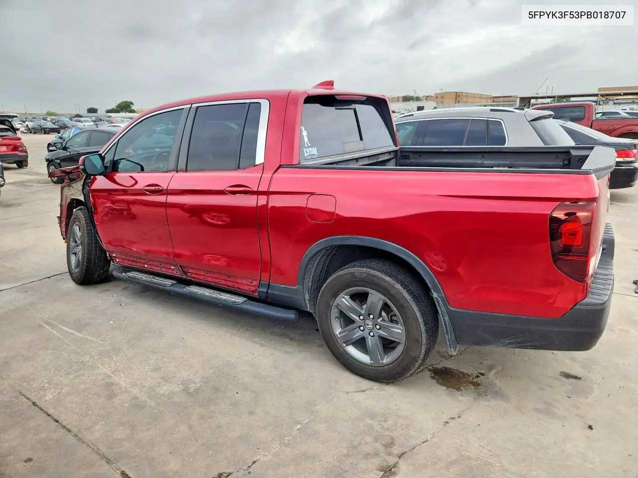 2023 Honda Ridgeline Rtl VIN: 5FPYK3F53PB018707 Lot: 61019716