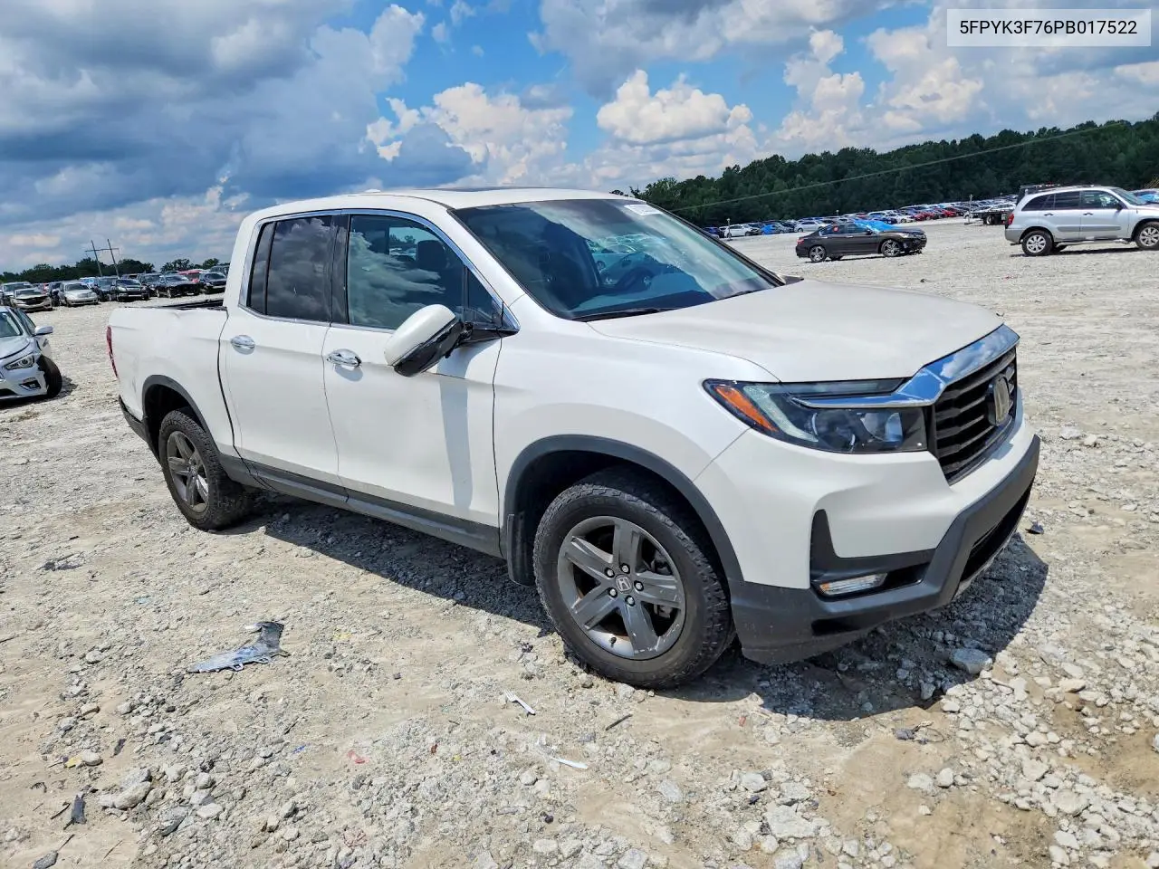 2023 Honda Ridgeline Rtl-E VIN: 5FPYK3F76PB017522 Lot: 61290286