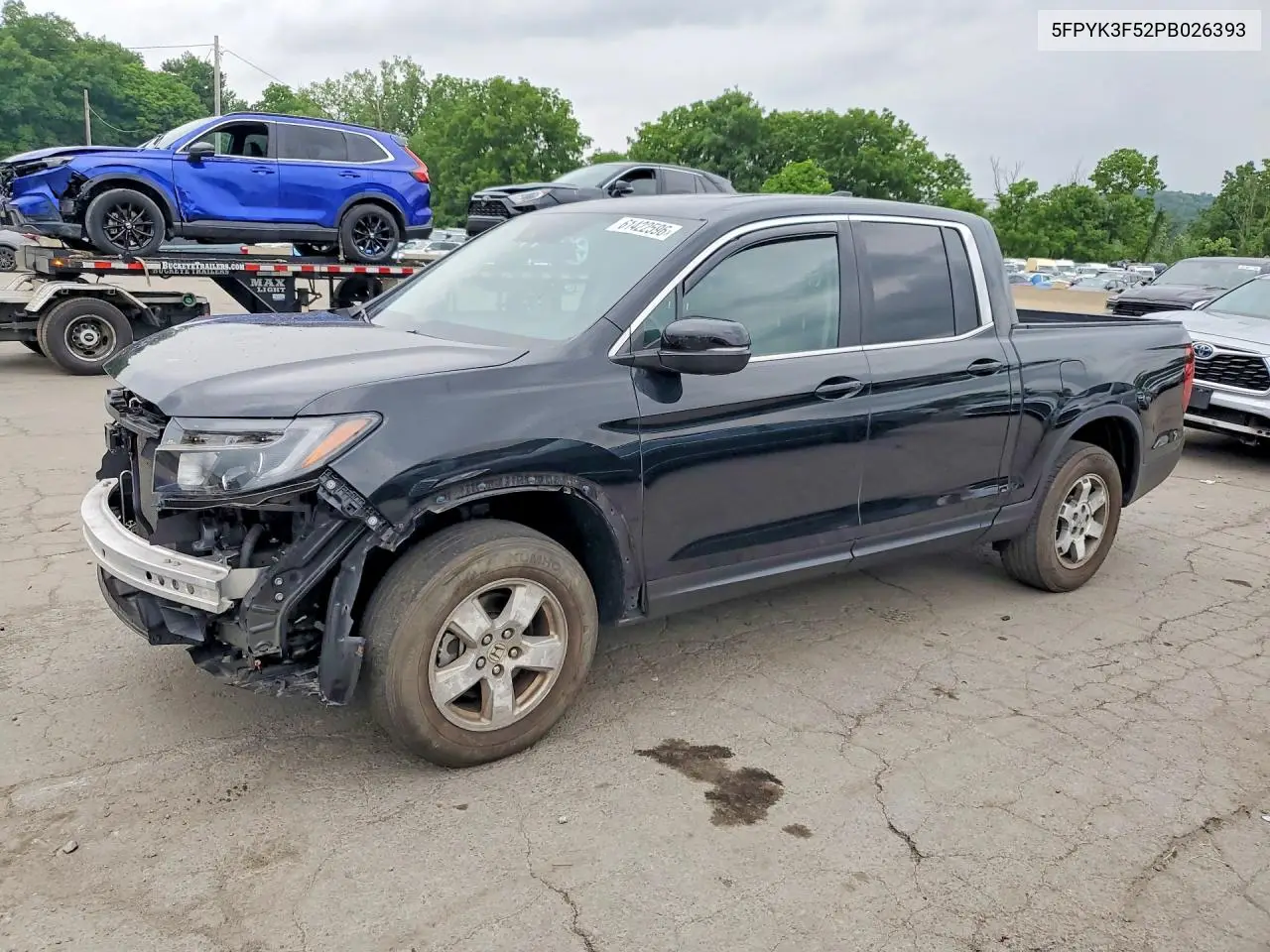 2023 Honda Ridgeline Unknown VIN: 5FPYK3F52PB026393 Lot: 61422596