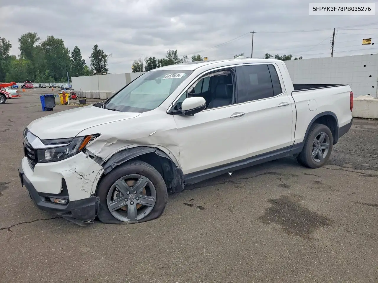 2023 Honda Ridgeline Rtl-E VIN: 5FPYK3F78PB035276 Lot: 61535816