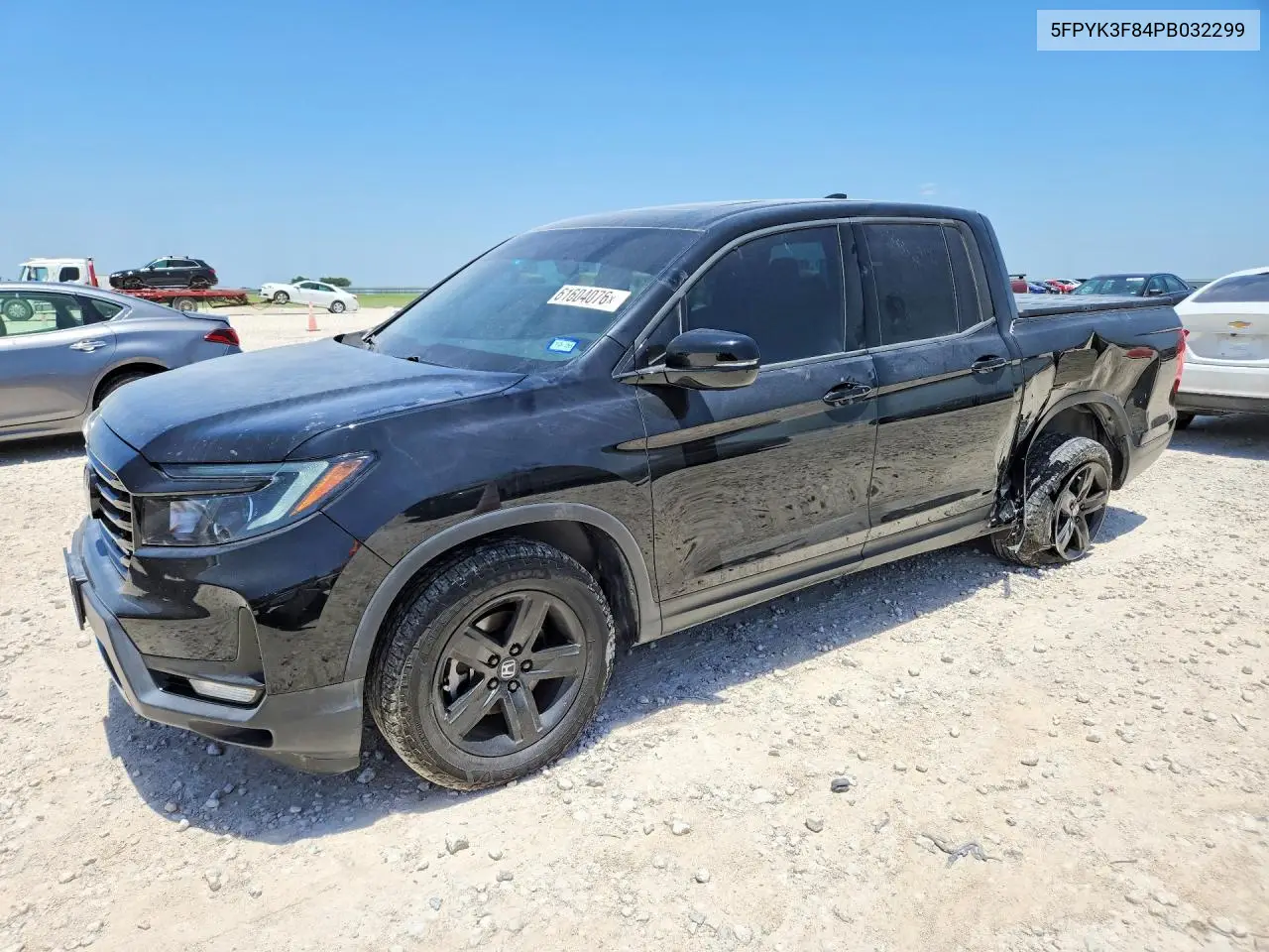 2023 Honda Ridgeline Black Edition VIN: 5FPYK3F84PB032299 Lot: 61604076