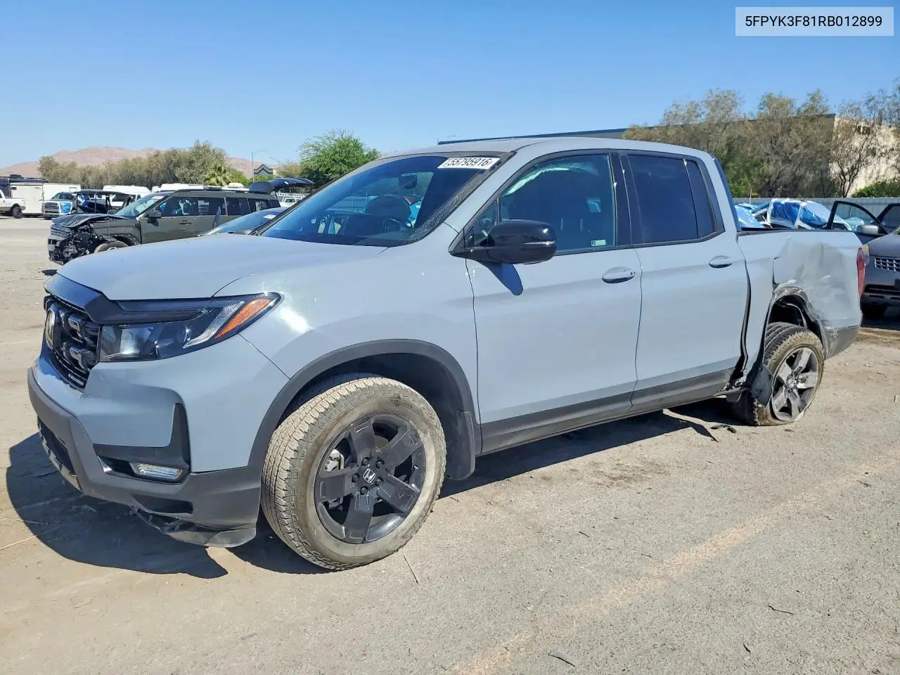 2024 Honda Ridgeline Black Edition VIN: 5FPYK3F81RB012899 Lot: 55795916