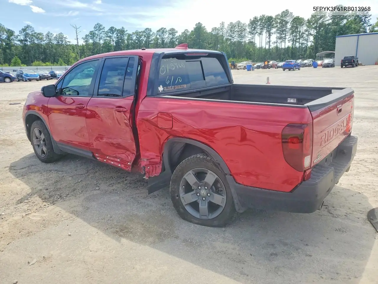 2024 Honda Ridgeline Trail Sport VIN: 5FPYK3F61RB013968 Lot: 57132926
