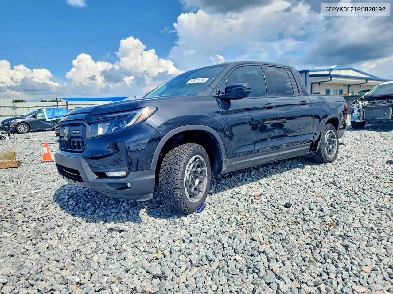 2024 Honda Ridgeline Sport VIN: 5FPYK3F21RB028192 Lot: 59621916