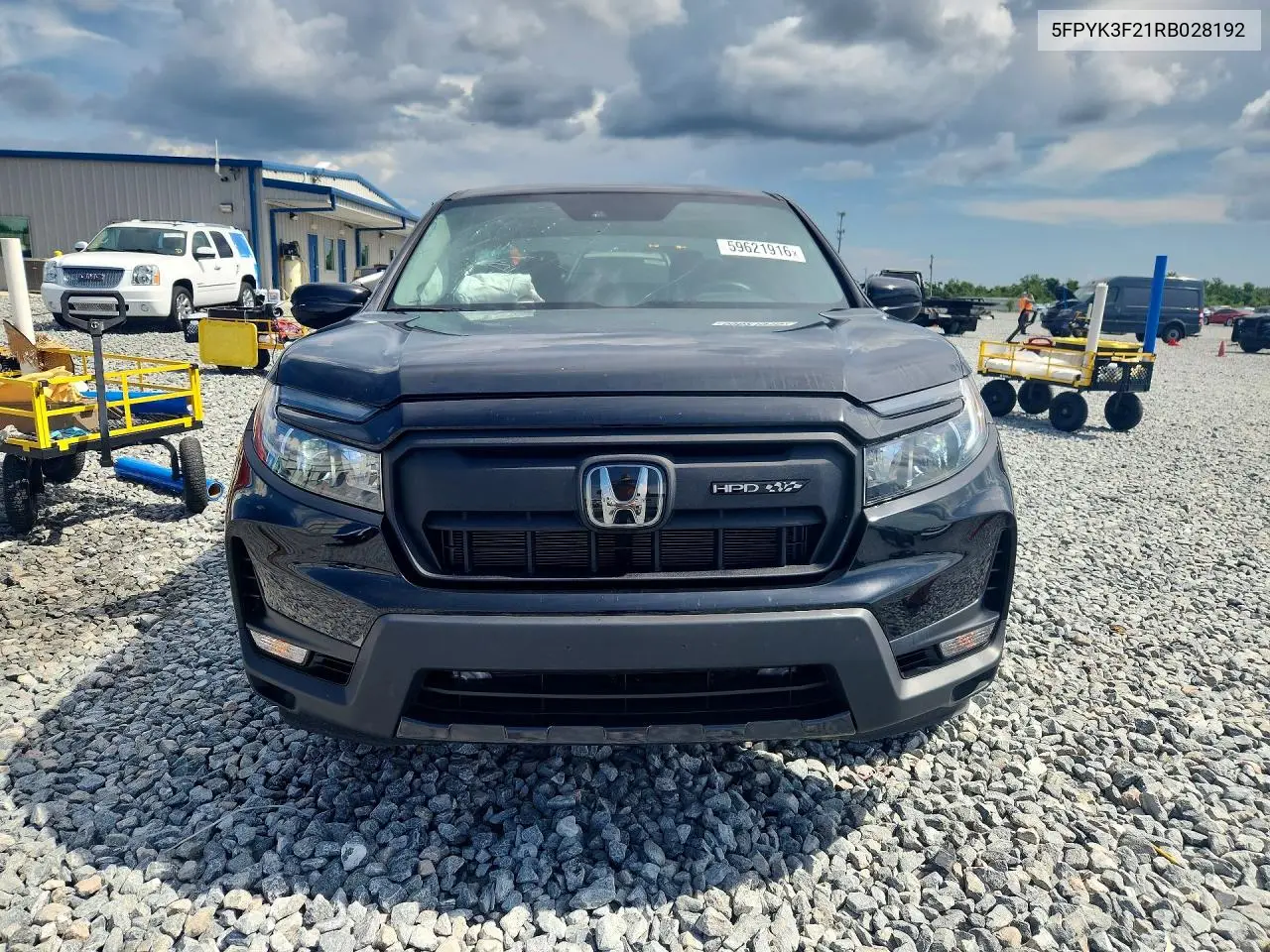 2024 Honda Ridgeline Sport VIN: 5FPYK3F21RB028192 Lot: 59621916