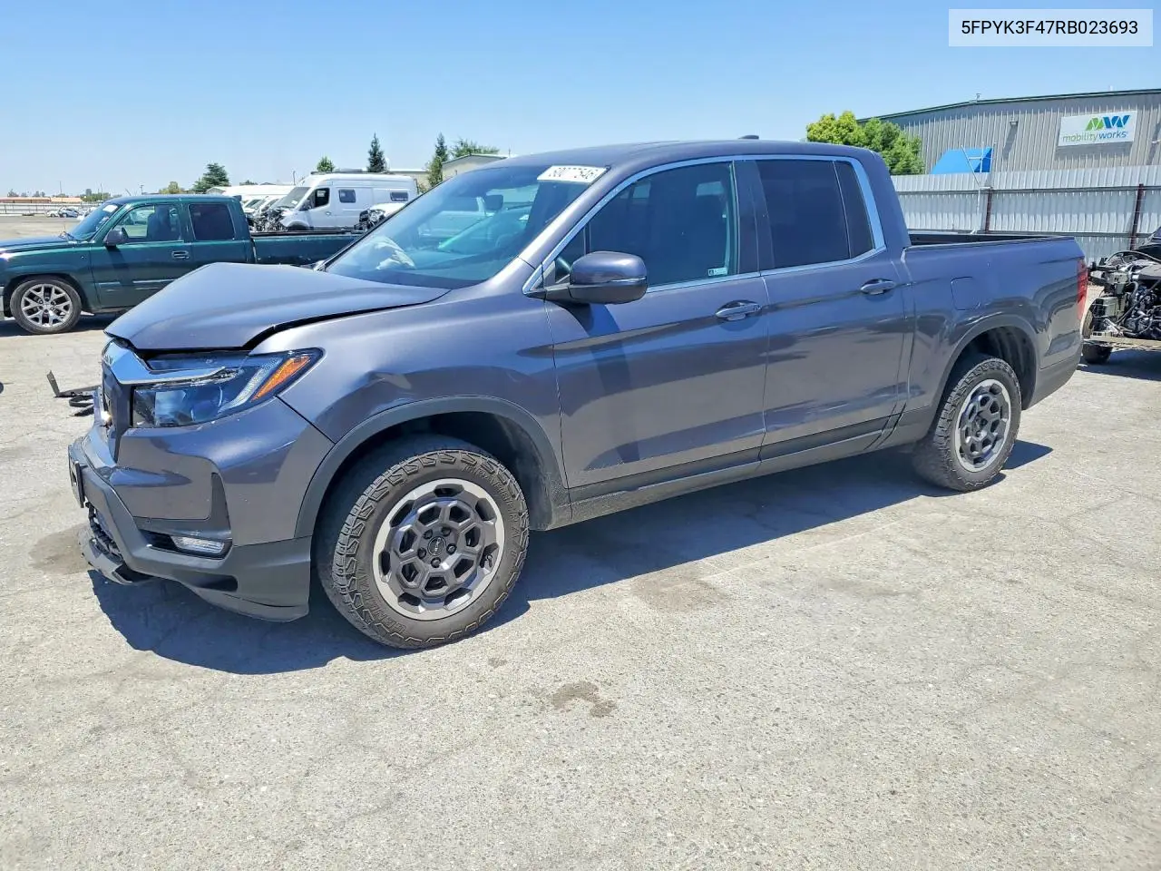 2024 Honda Ridgeline Rtl VIN: 5FPYK3F47RB023693 Lot: 60077546