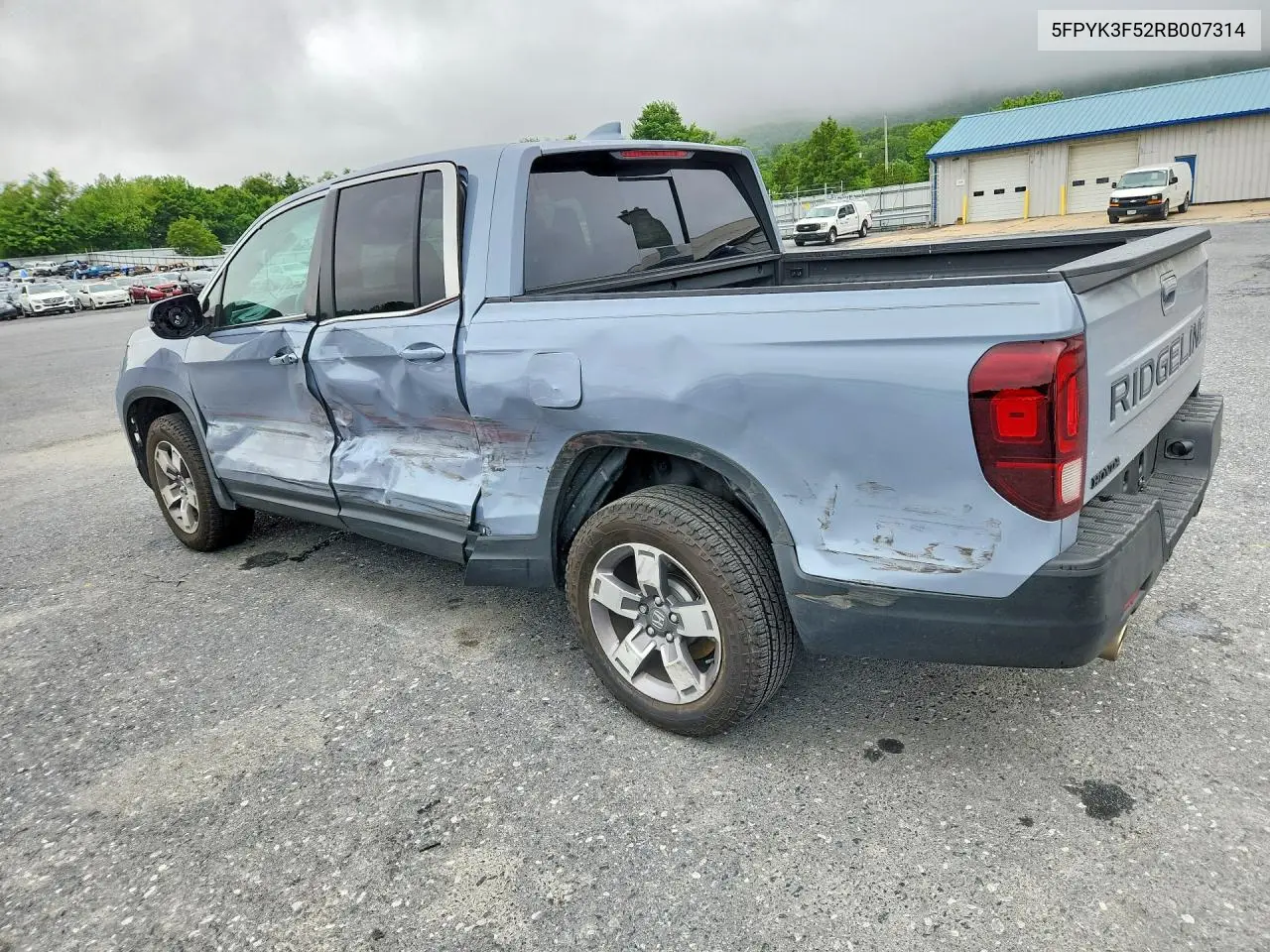 2024 Honda Ridgeline Rtl VIN: 5FPYK3F52RB007314 Lot: 60083396
