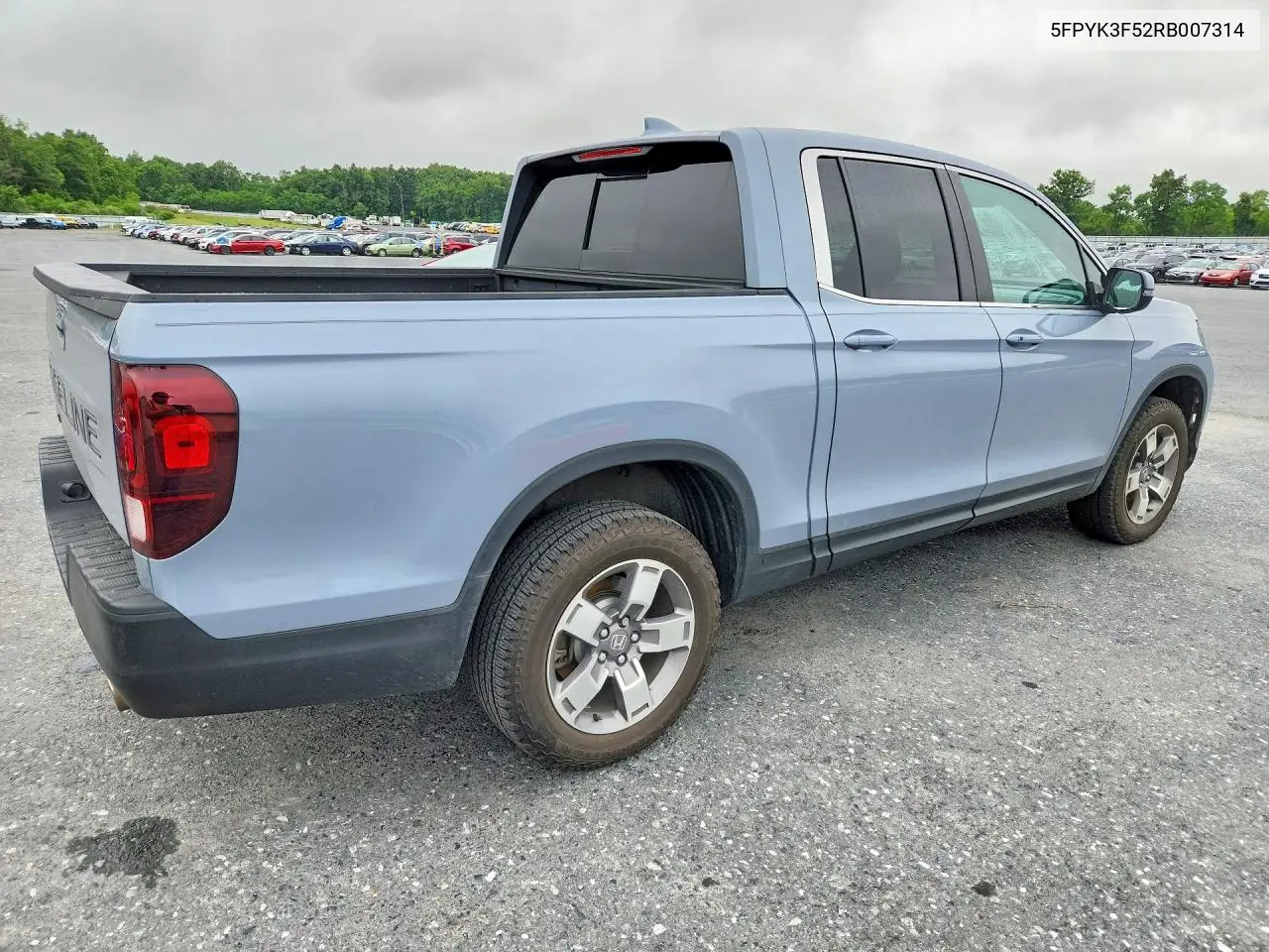 2024 Honda Ridgeline Rtl VIN: 5FPYK3F52RB007314 Lot: 60083396