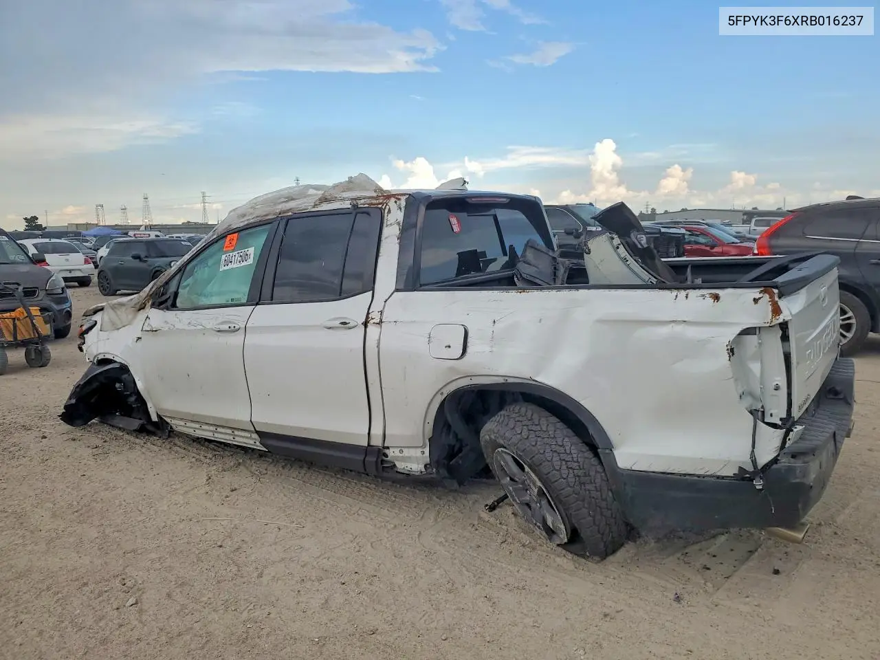 2024 Honda Ridgeline Trail Sport VIN: 5FPYK3F6XRB016237 Lot: 60417506
