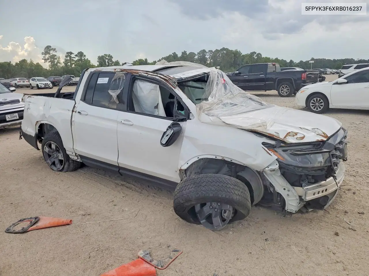 2024 Honda Ridgeline Trail Sport VIN: 5FPYK3F6XRB016237 Lot: 60417506