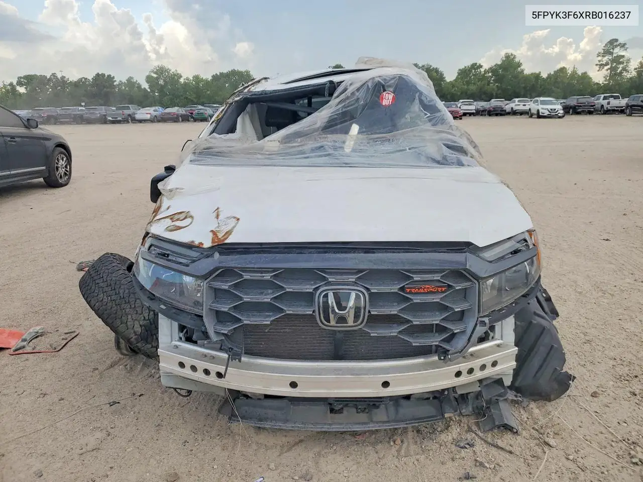 2024 Honda Ridgeline Trail Sport VIN: 5FPYK3F6XRB016237 Lot: 60417506