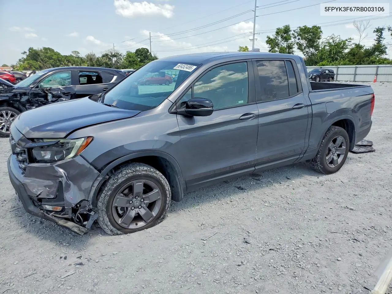 2024 Honda Ridgeline Trail Sport VIN: 5FPYK3F67RB003106 Lot: 60452486