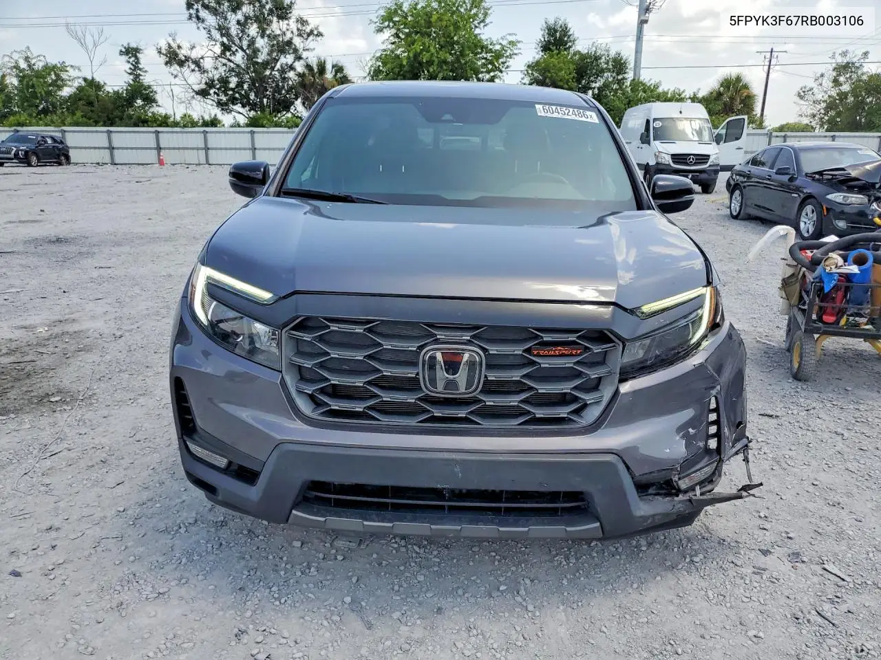 2024 Honda Ridgeline Trail Sport VIN: 5FPYK3F67RB003106 Lot: 60452486