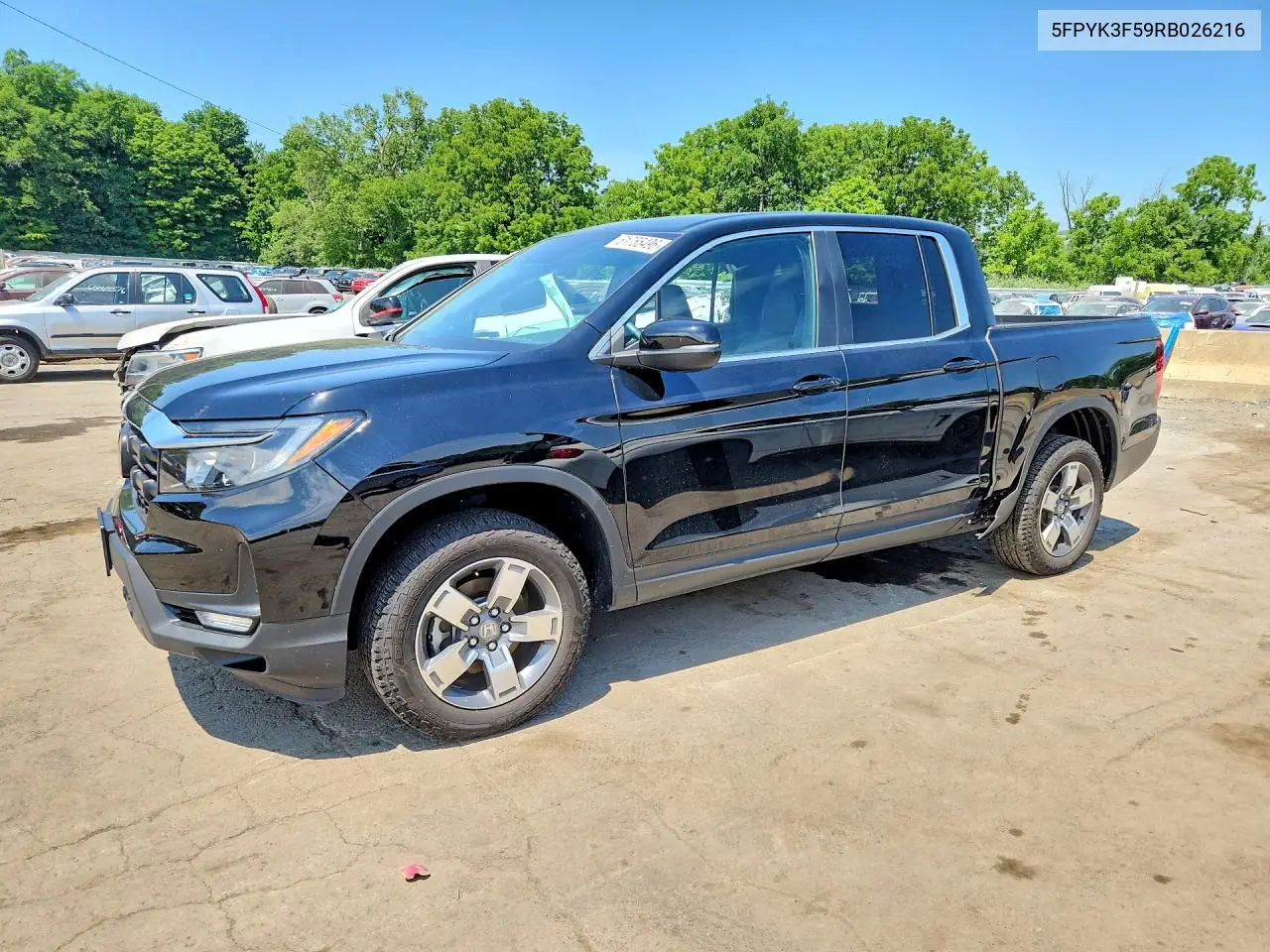 2024 Honda Ridgeline Rtl VIN: 5FPYK3F59RB026216 Lot: 61755496