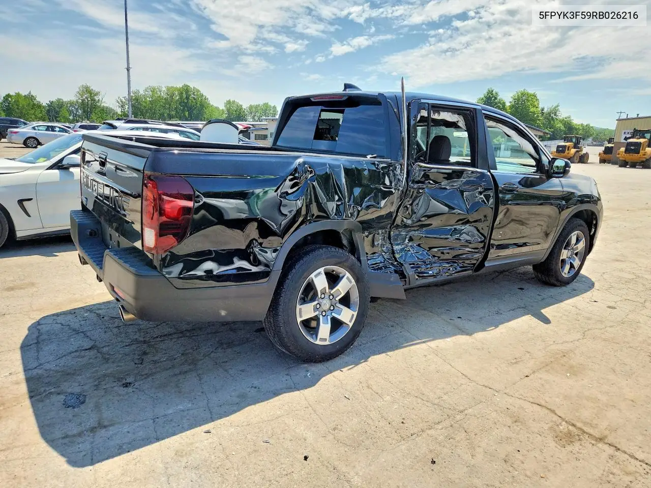 2024 Honda Ridgeline Rtl VIN: 5FPYK3F59RB026216 Lot: 61755496