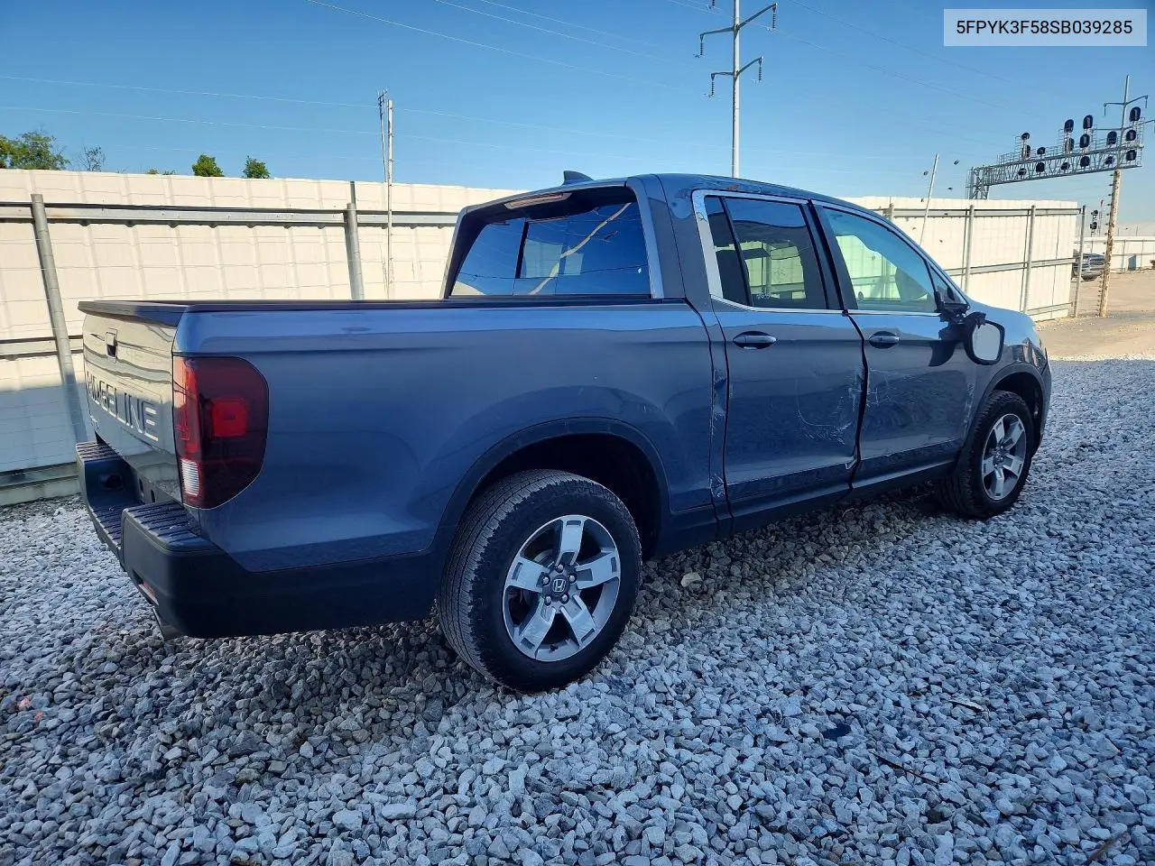 2025 Honda Ridgeline Rtl VIN: 5FPYK3F58SB039285 Lot: 56069846