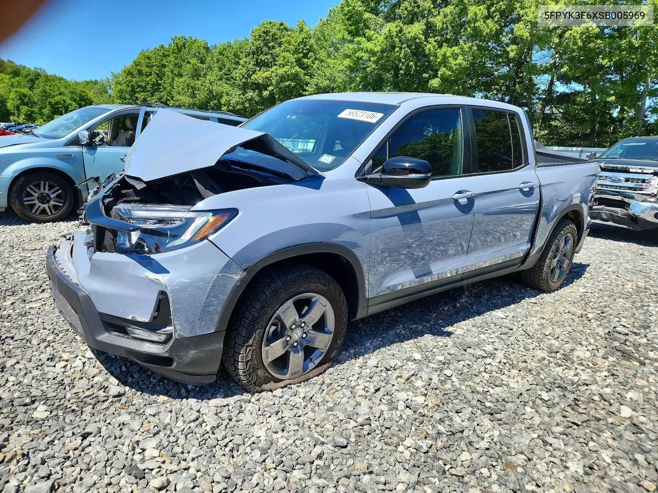 2025 Honda Ridgeline Trail Sport VIN: 5FPYK3F6XSB005969 Lot: 56523106
