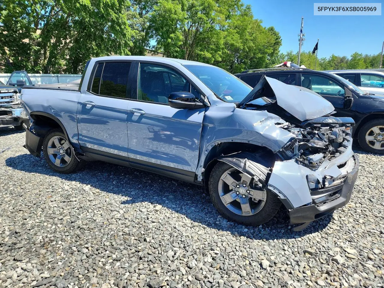 2025 Honda Ridgeline Trail Sport VIN: 5FPYK3F6XSB005969 Lot: 56523106