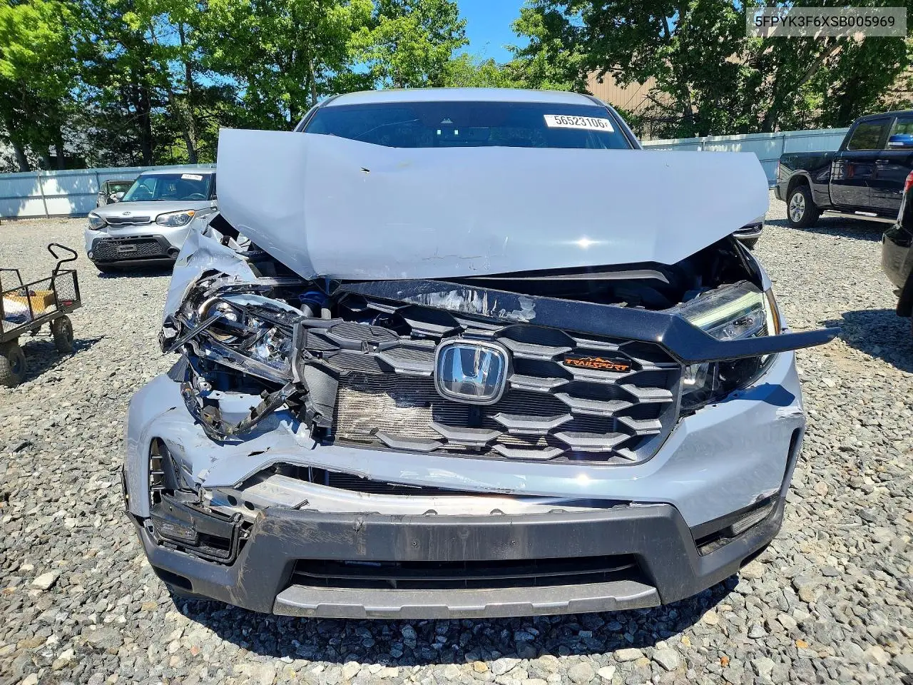 2025 Honda Ridgeline Trail Sport VIN: 5FPYK3F6XSB005969 Lot: 56523106