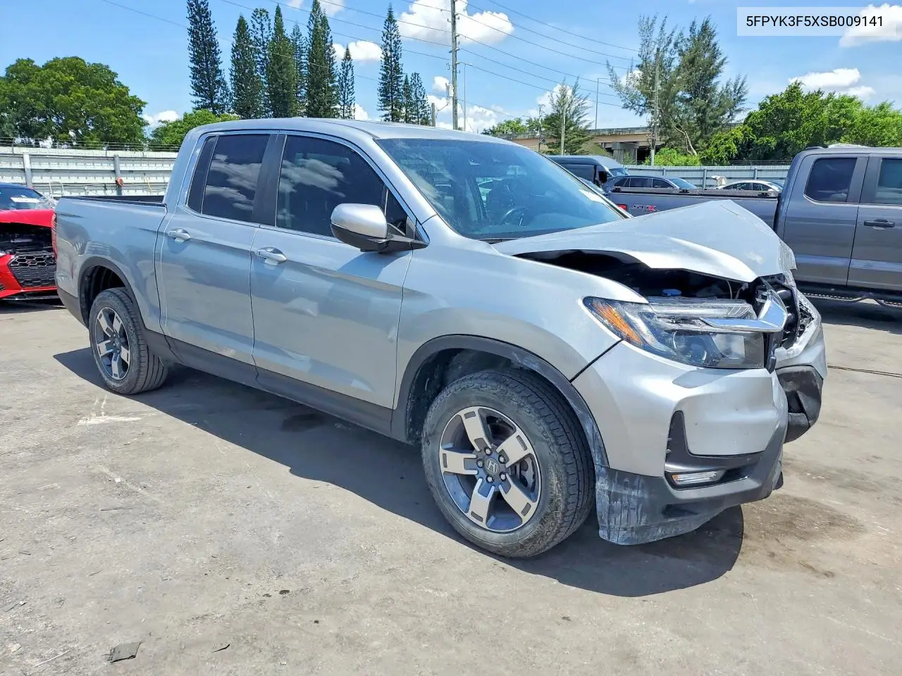 2025 Honda Ridgeline Rtl VIN: 5FPYK3F5XSB009141 Lot: 58879356