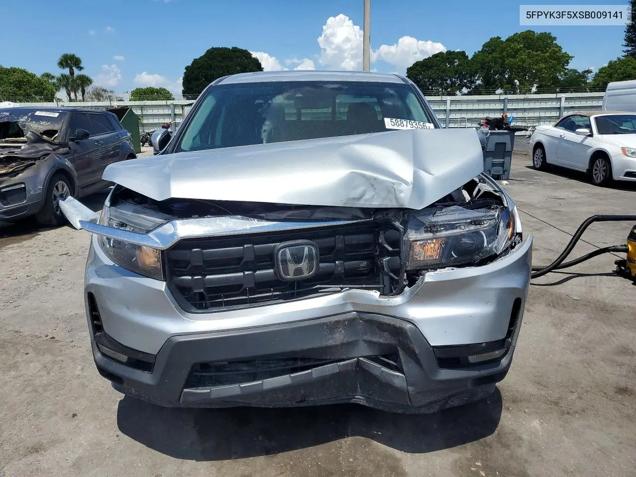 2025 Honda Ridgeline Rtl VIN: 5FPYK3F5XSB009141 Lot: 58879356