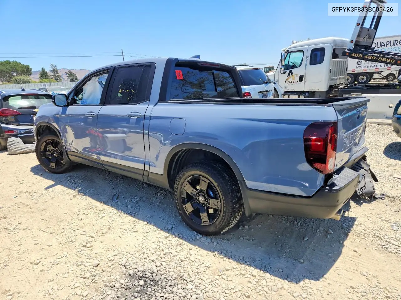 2025 Honda Ridgeline Black Edition VIN: 5FPYK3F83SB005426 Lot: 60196996