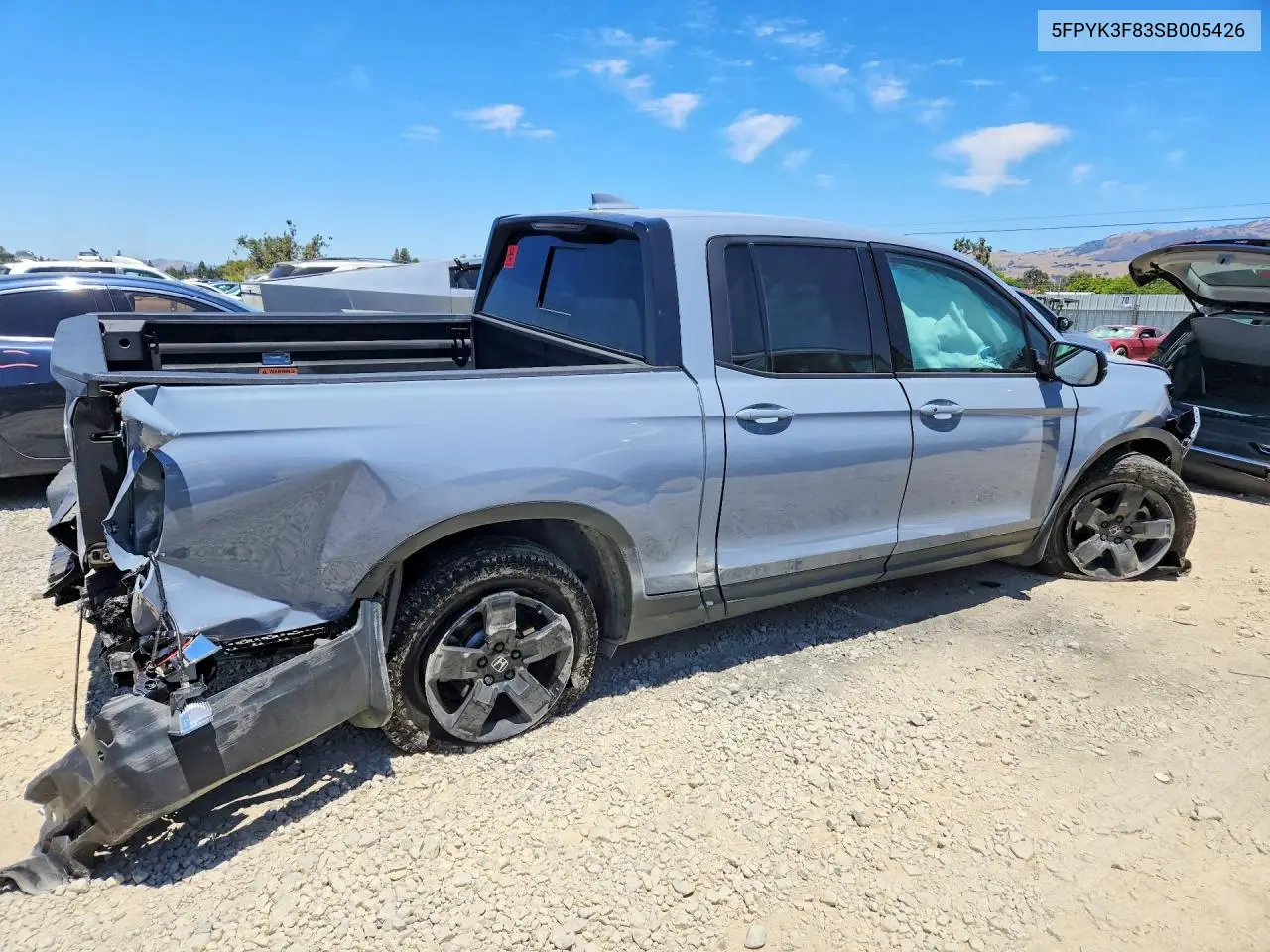 2025 Honda Ridgeline Black Edition VIN: 5FPYK3F83SB005426 Lot: 60196996