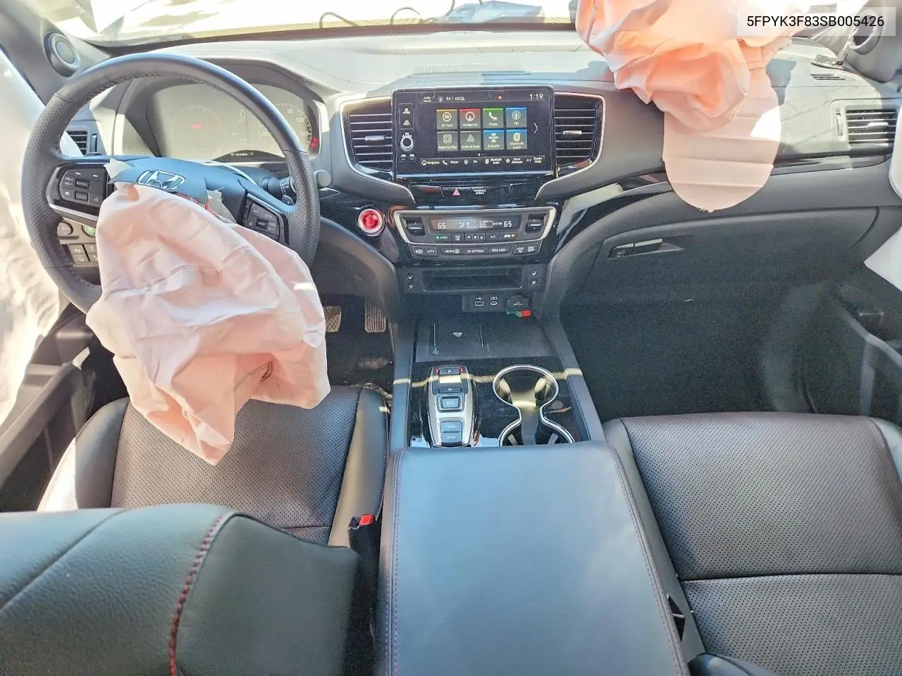 2025 Honda Ridgeline Black Edition VIN: 5FPYK3F83SB005426 Lot: 60196996