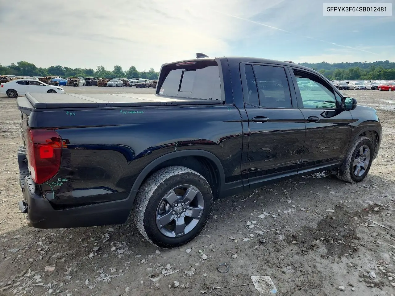 2025 Honda Ridgeline Trail Sport VIN: 5FPYK3F64SB012481 Lot: 60394376