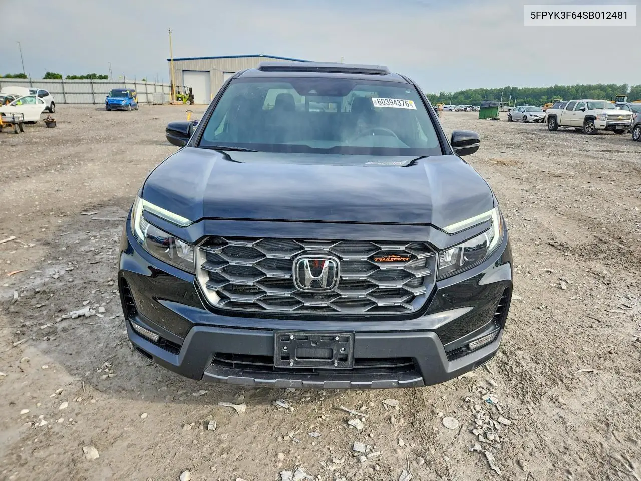 2025 Honda Ridgeline Trail Sport VIN: 5FPYK3F64SB012481 Lot: 60394376