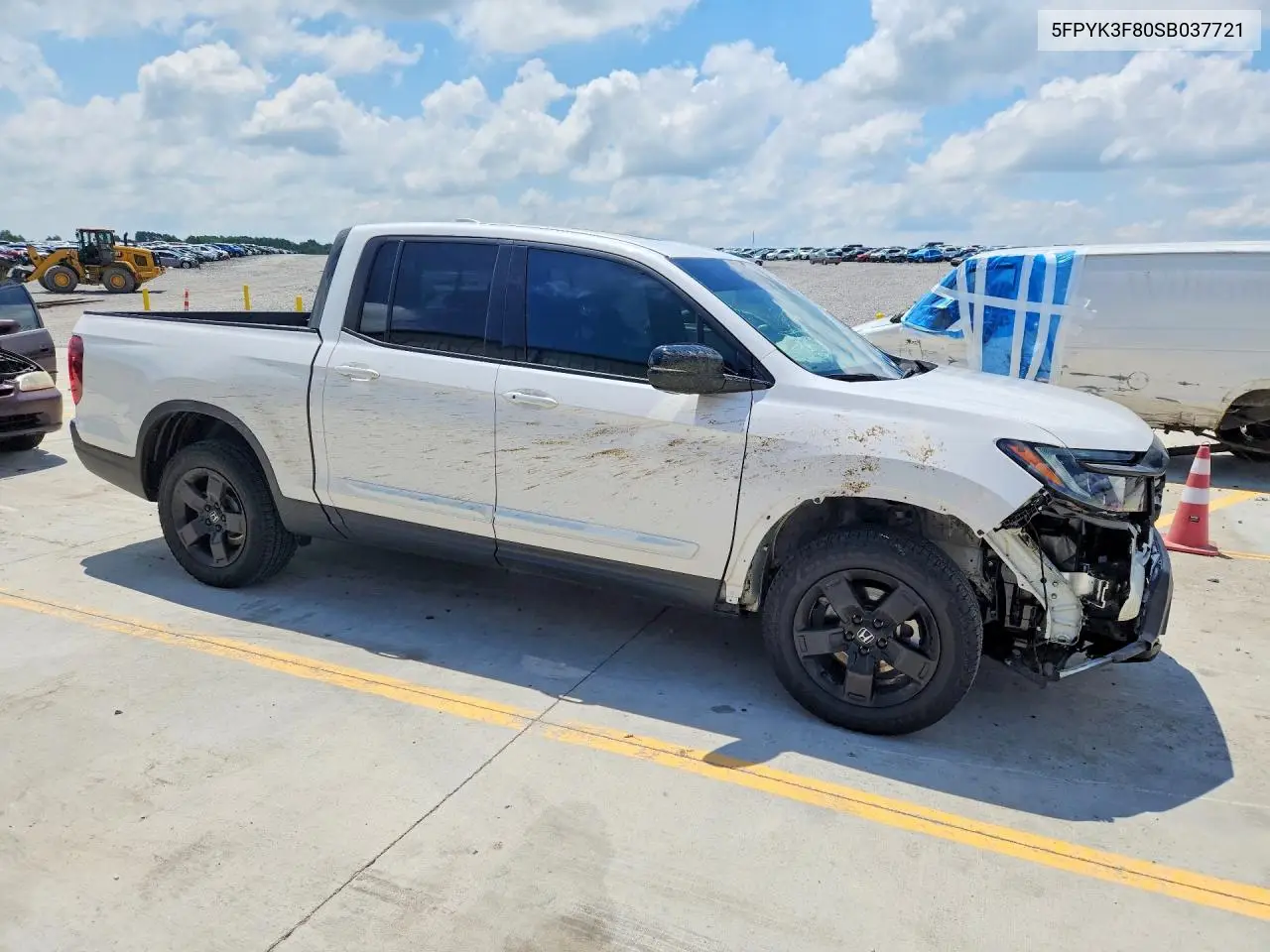 2025 Honda Ridgeline Black Edition VIN: 5FPYK3F80SB037721 Lot: 60646586