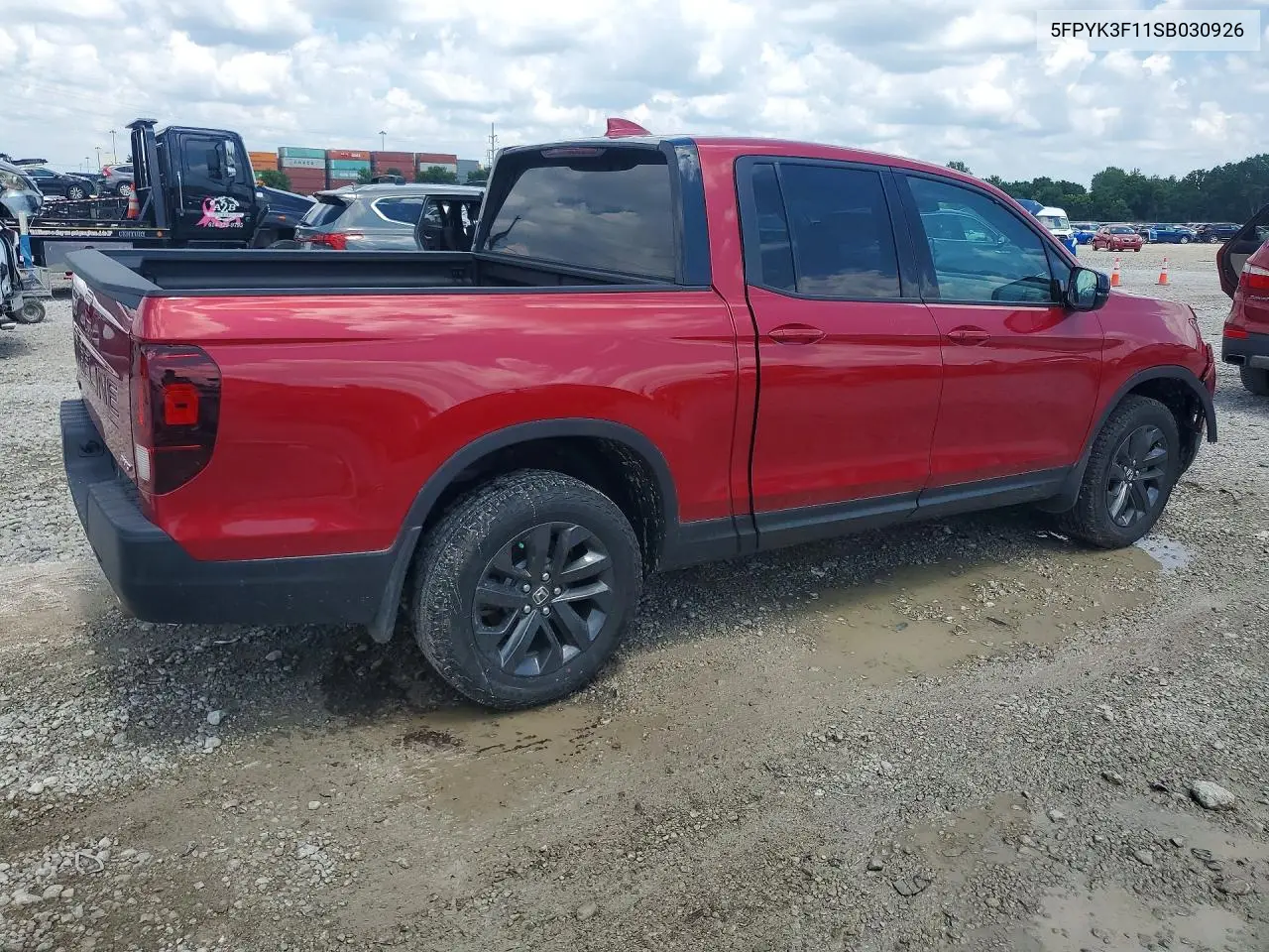 2025 Honda Ridgeline Sport VIN: 5FPYK3F11SB030926 Lot: 60657466