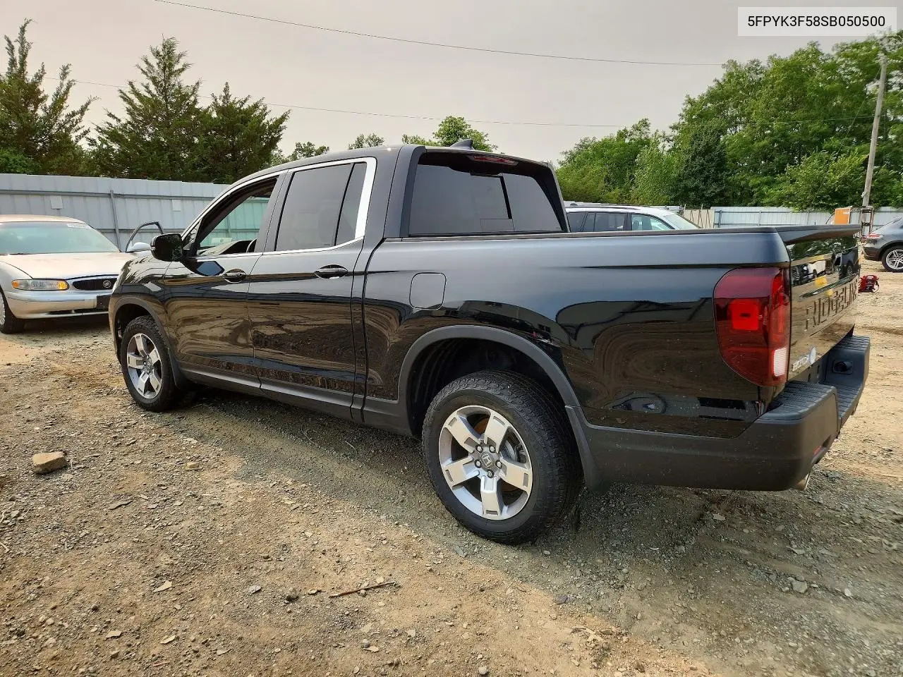 2025 Honda Ridgeline Rtl VIN: 5FPYK3F58SB050500 Lot: 60777456