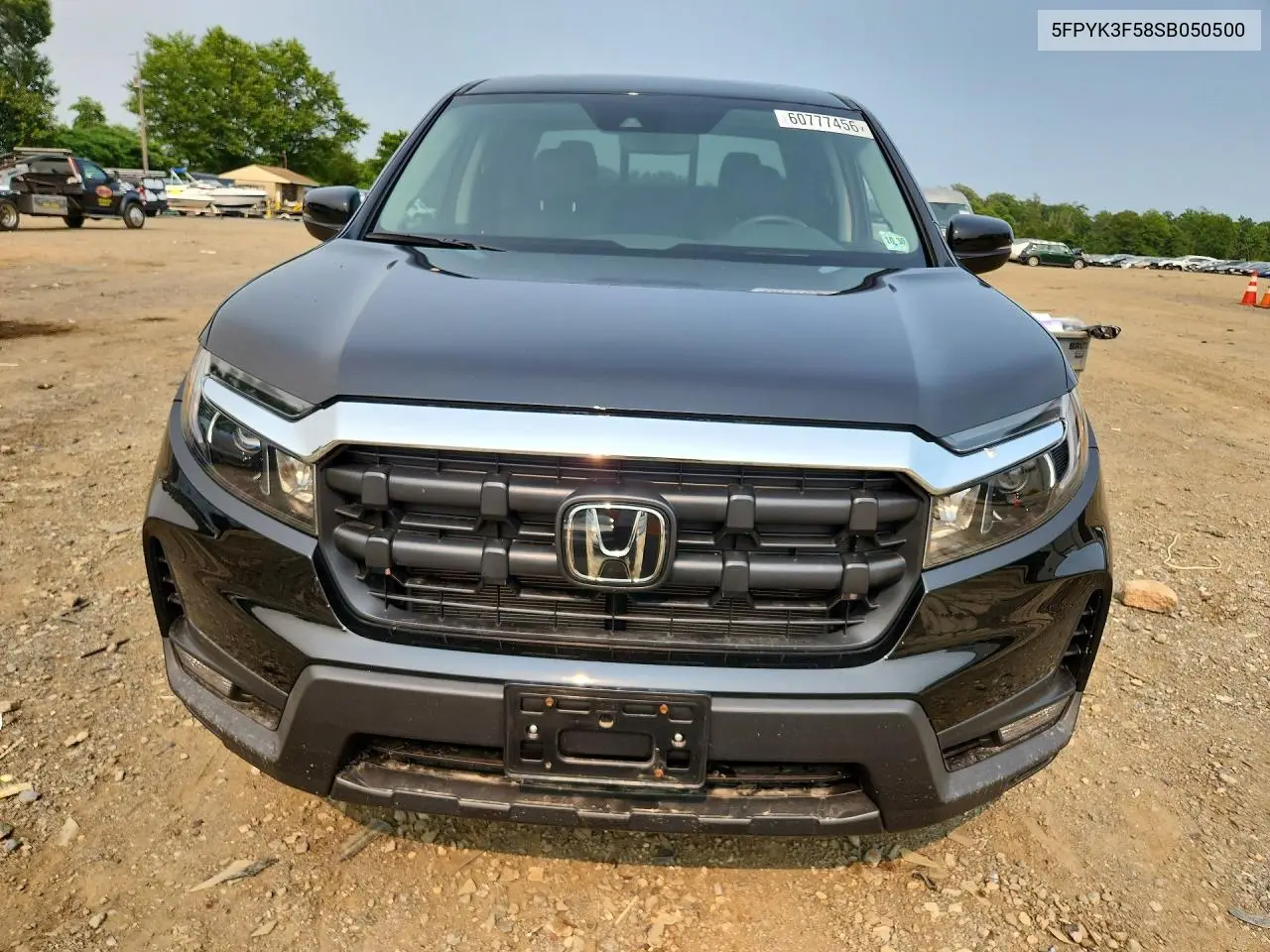 2025 Honda Ridgeline Rtl VIN: 5FPYK3F58SB050500 Lot: 60777456