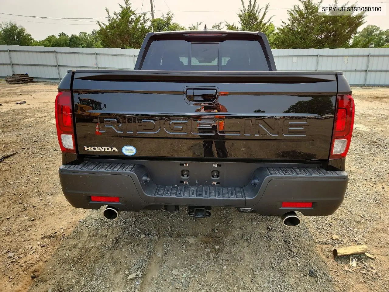 2025 Honda Ridgeline Rtl VIN: 5FPYK3F58SB050500 Lot: 60777456