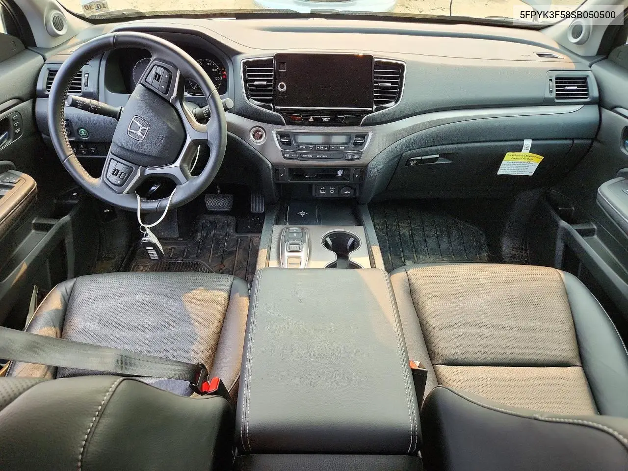 2025 Honda Ridgeline Rtl VIN: 5FPYK3F58SB050500 Lot: 60777456
