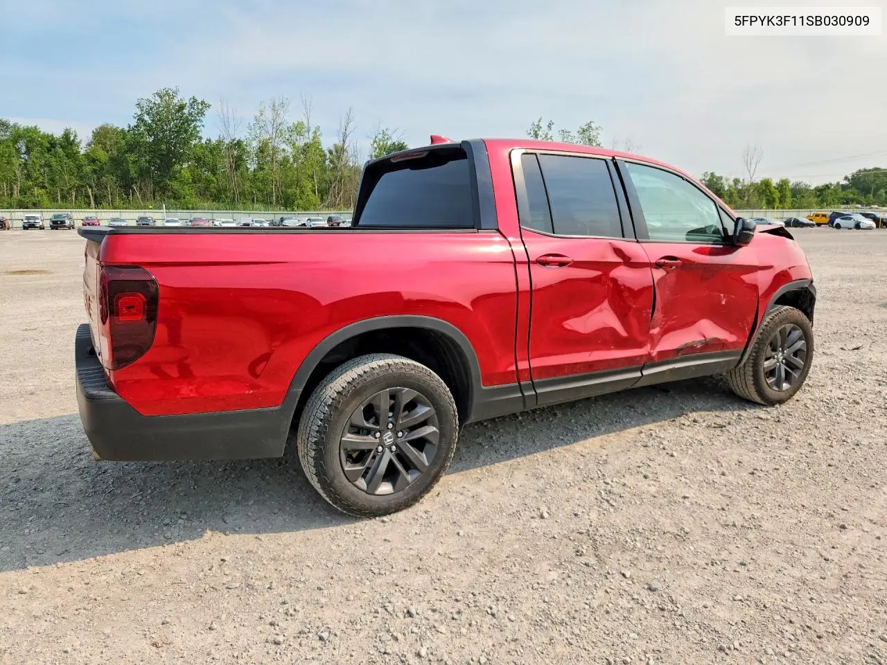 2025 Honda Ridgeline Sport VIN: 5FPYK3F11SB030909 Lot: 60829406