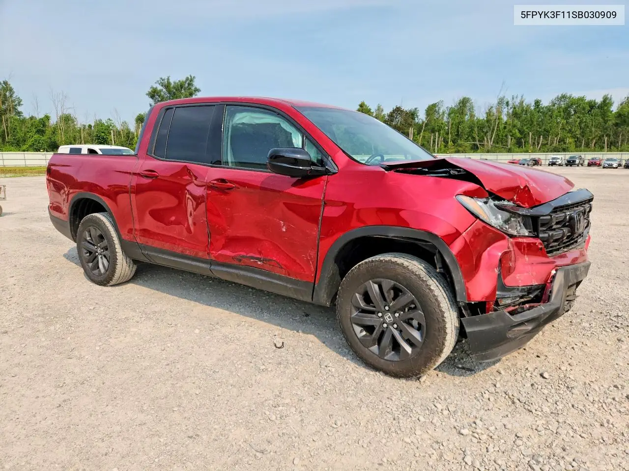 2025 Honda Ridgeline Sport VIN: 5FPYK3F11SB030909 Lot: 60829406